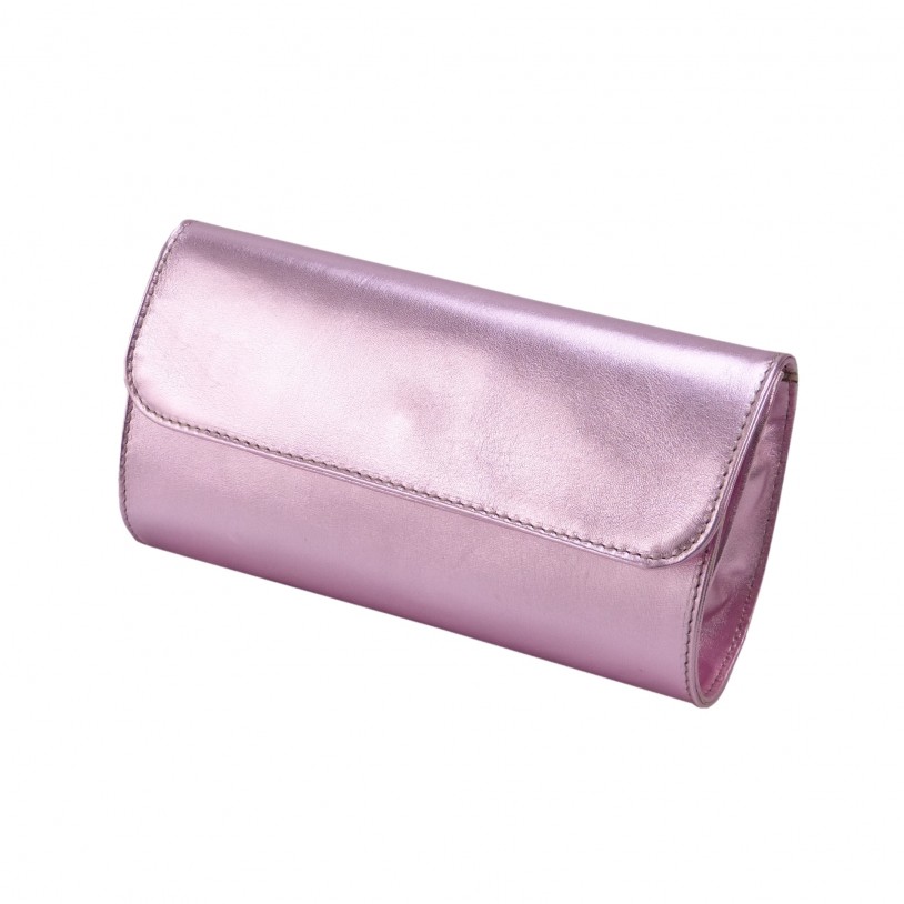Ital. Klatsch shoulder bag in metallic cowhide SHG156