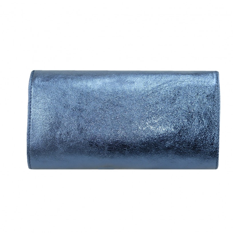 Ital. Klatsch shoulder bag in metallic cowhide SHG156