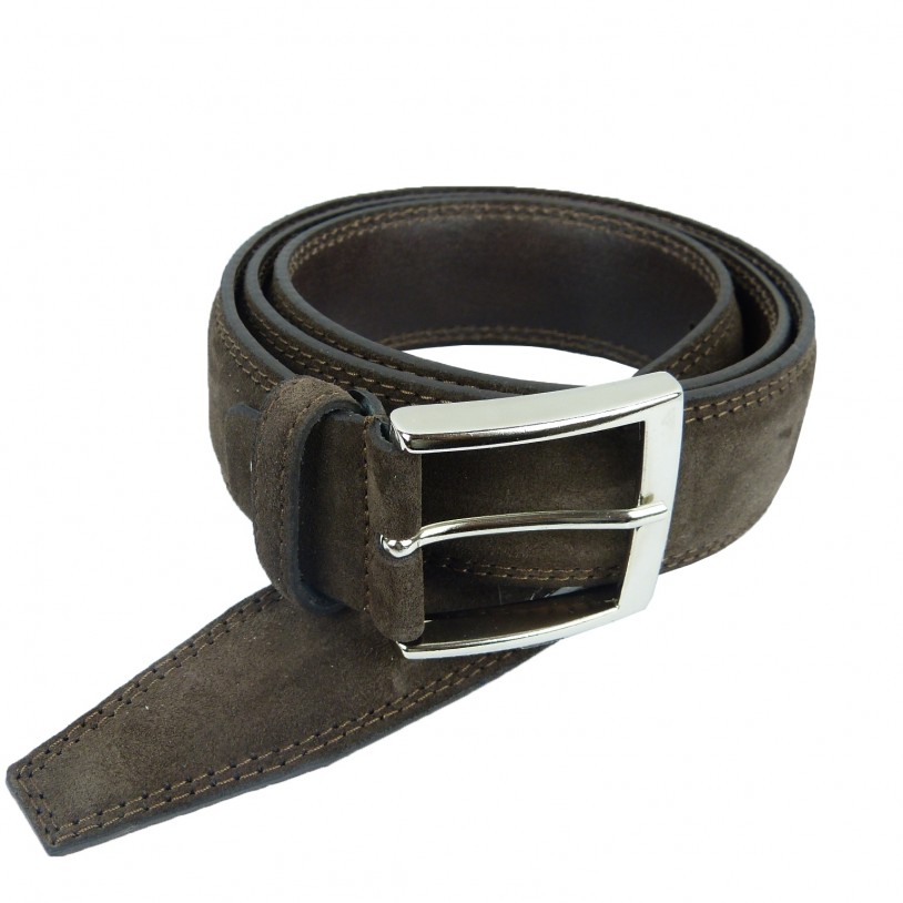 ITAL. LADIES AND GENTLEMEN BELT Suede 10 piece Pack SHG552