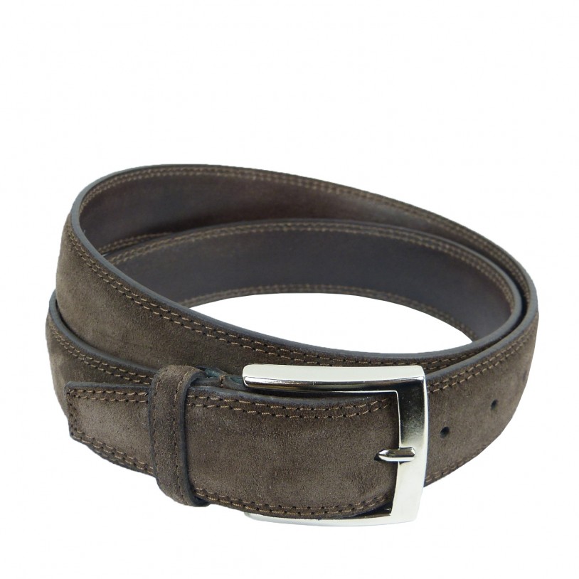 ITAL. LADIES AND GENTLEMEN BELT Suede 10 piece Pack SHG552