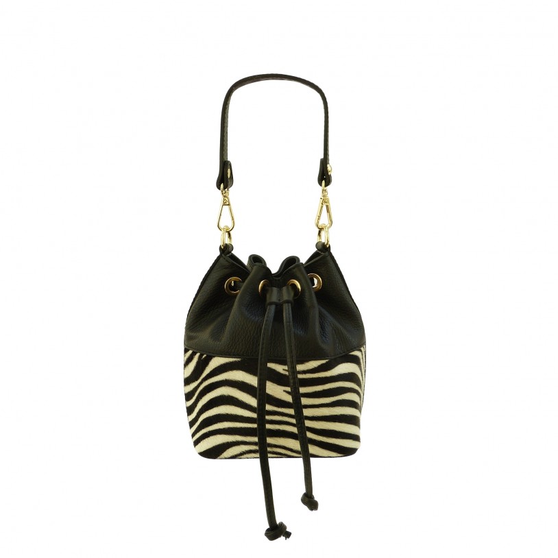 ITALIAN LADIES SMALL BAG WITH COWHELL SHKV282