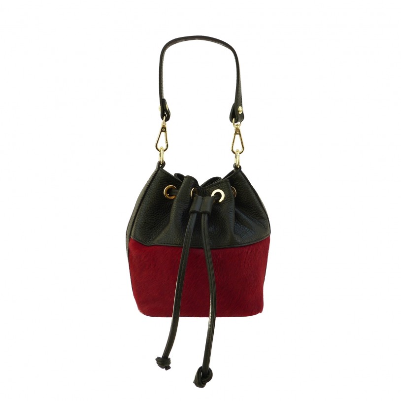 ITALIAN LADIES SMALL BAG WITH COWHELL SHKV282