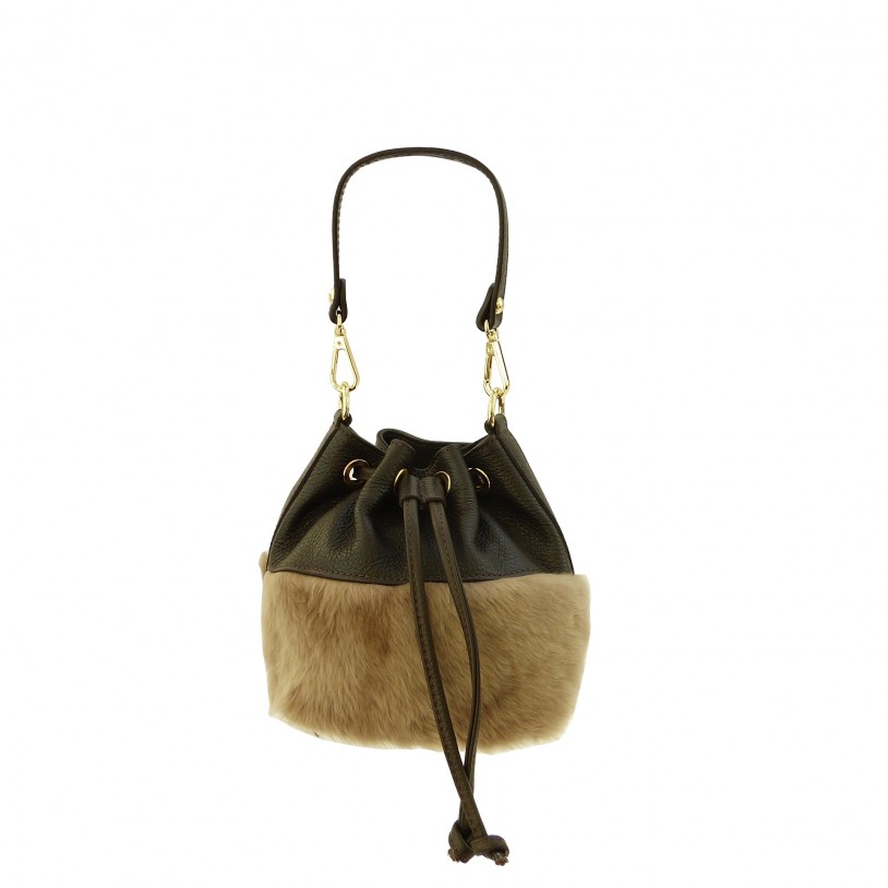 ITALIAN LADIES SMALL BAG WITH COWHELL SHKV282
