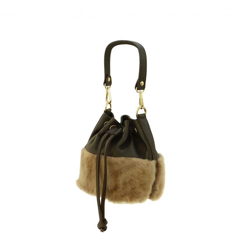 ITALIAN LADIES SMALL BAG WITH COWHELL SHKV282