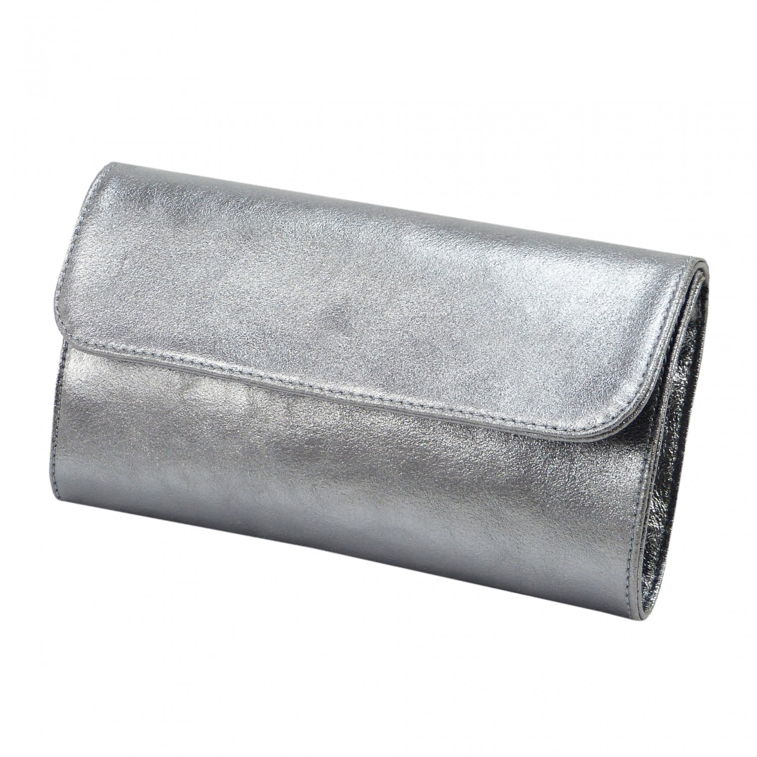Ital. Klatsch shoulder bag in metallic cowhide SHG156