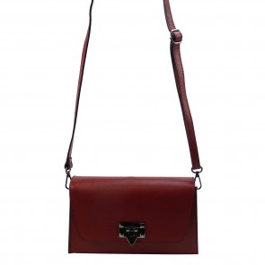 Italian Women's Shoulder Bags in Grained Cowhide SHG228