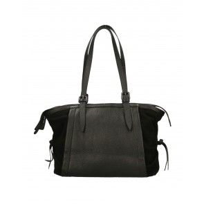 Italian Women's Shoulder Bag in Grained Cowhide SHG6593